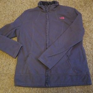 The North Face xl zip up fleece lined light jacket